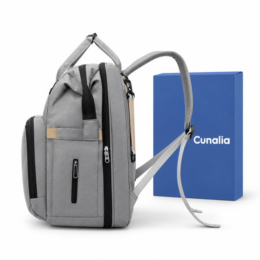 Mochila 4 en 1: cambiador, cuna y juegos