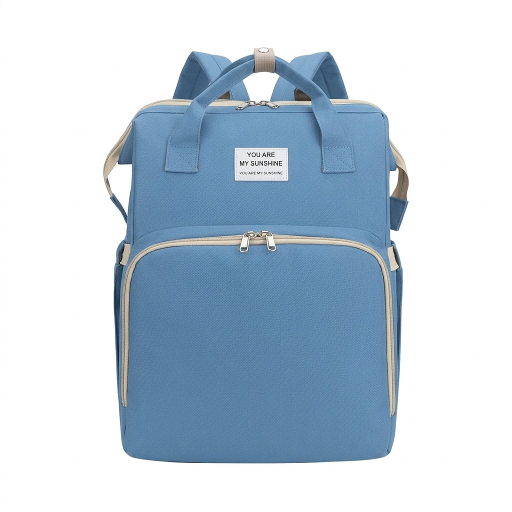 Mochila 4 en 1: cambiador, cuna y juegos